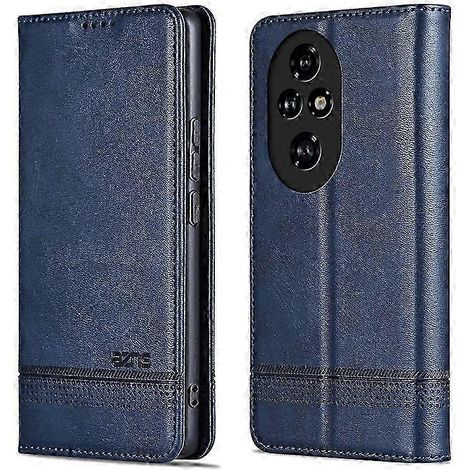 Magnetische Leder-Klapphülle für Honor 200 – Schutzhülle kompatibel mit 5G-Smartphones, hochwertige Verarbeitung, Magnetverschluss, elegantes und robustes Design (1/5)