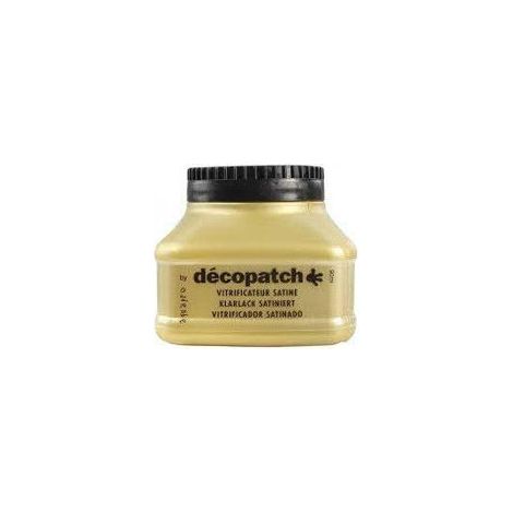 Vernis vitrificateur - DECOPATCH - Satiné - Nettoyage à grande eau - Mixte - Décopatch