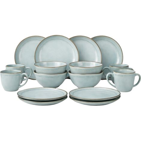 Mica Decorations Service de table Gris H29xl29xL31cm (1/5)