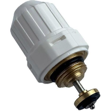 Wasserverteiler für temperaturgeregelte Fußbodenheizung, Regelventil mit M30x1,5-Gewinde, Stellantrieb, G1/2-Thermostat (1/5)