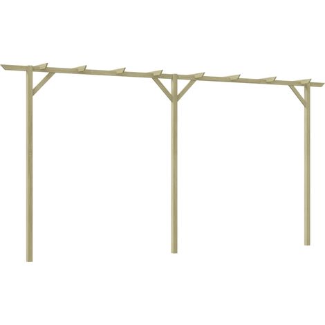 Pérgola de jardín de madera 410x40x203 cm vidaXL (1/5)