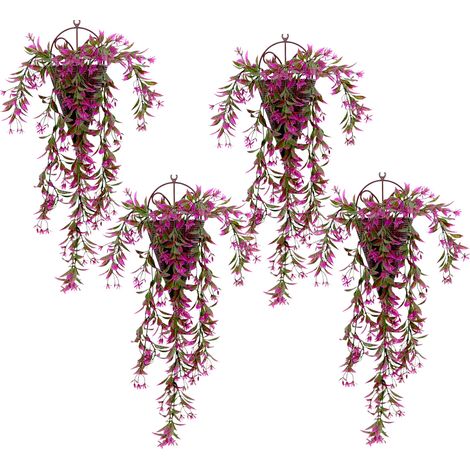 2 Pièces Lierre artificiel, 78cm, Feuillage dense, Plastique réaliste, Décoration mariage jardin intérieur extérieur (1/5)