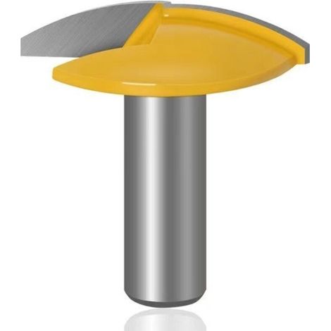 Fraise à Moulure - Fraise Courbe Horizontale en Carbure de Tungstène - Tige 8 mm - Pour Bois Dur Contreplaqué et Matériaux Synthétiques - 1 Pièce (1/4)