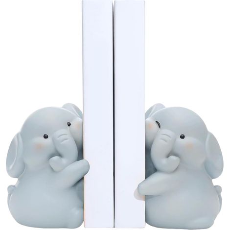Portails Livres Mignons,Décor Éléphant Mignon en Résine (1/5)