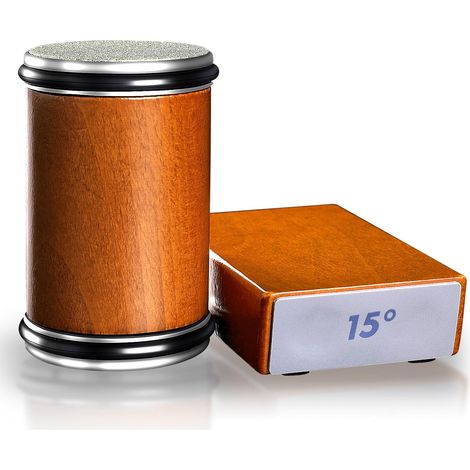 Kit d'affûteur de couteaux à roulettes NDICANG - Affûteur professionnel diamant et céramique - Base magnétique angulaire - Affûtage sans effort - Coffret cadet (1/5)
