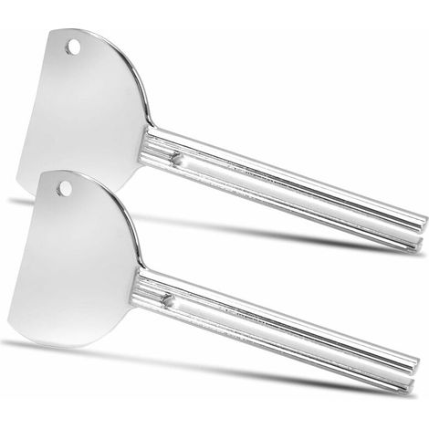 2x Écrase-tubes, presse-tube pour dentifrices, tubes de peinture, crèmes, produits de nettoyage, moutarde, enrouleur de tube, vide-tube pour cuisine et salle de bain, alliage d’alu (1/5)