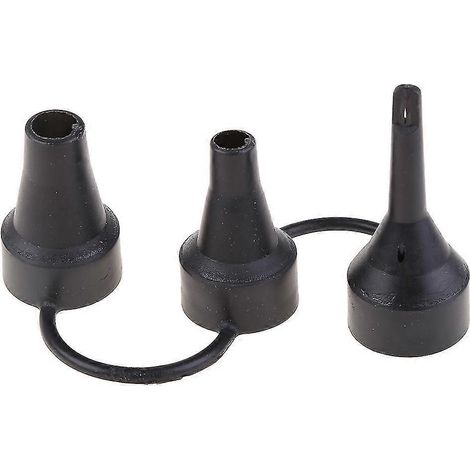 Black Durable Plastic Nozzle Head Smart Air Beds Replacement Nozzle Connector (1/5)