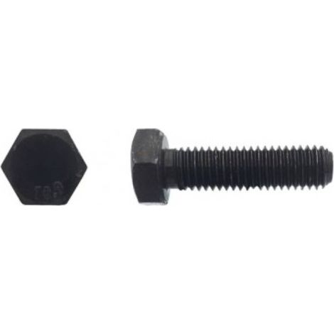 100 Vis Métaux Tête Hexagonale F/Total 12 x 30 mm - 4017 - 10.9 - Brut - D-Work