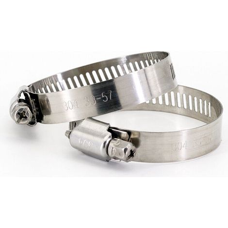 Stück verstellbare Schlauchschellen aus Edelstahl 304, 27–51 mm, für Gas, Wasser, Kabel, Wasserhahn usw.