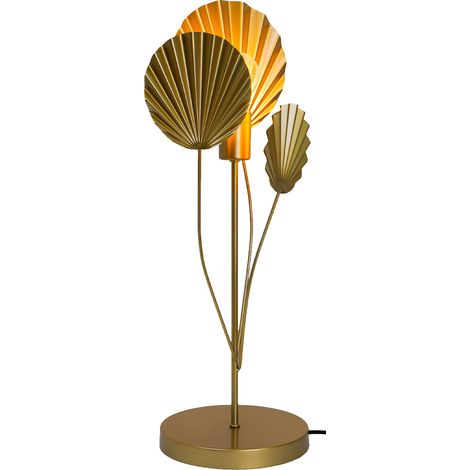 Lampe à poser moderne Zephyr en métal doré compatible LED (1/3)