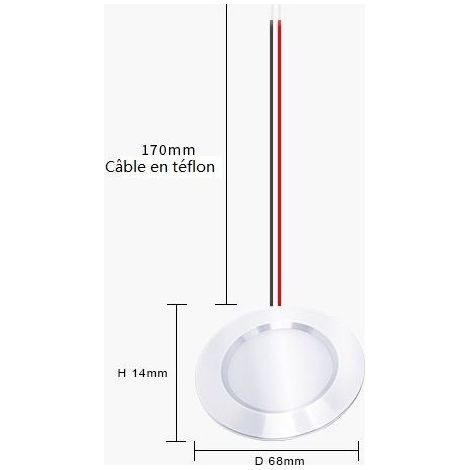 LED-Einbaustrahler – Ausschnittdurchmesser 55 mm, Ø 68 mm – Neutralweiß 4000 K – Aluminium (1/5)