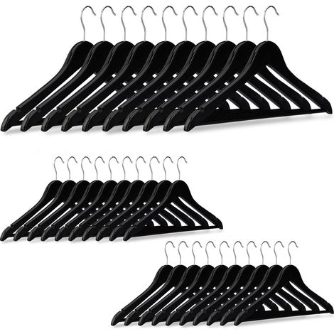 Perchas de madera juego de 30