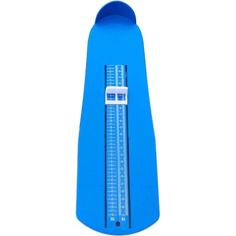 (Bleu clair) Jauge de pied pour adulte - Mesure de la longueur et de la largeur - Bleu (1/5)