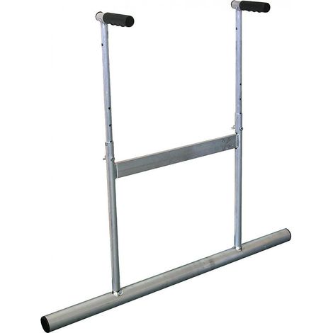 Mondelin – Barre à débuller en aluminium 1,50m D50mm – Débullage chapes liquides – Légère et ergonomique pour chantiers humides