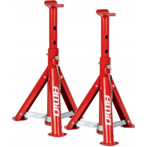 Cavalletti per auto, supporti pieghevoli da officina, 2 pezzi. 2T (1/5)