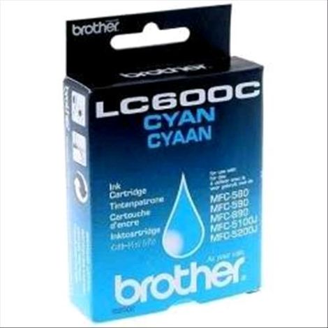Brother LC600C cartuccia d'inchiostro Originale Ciano (1/2)
