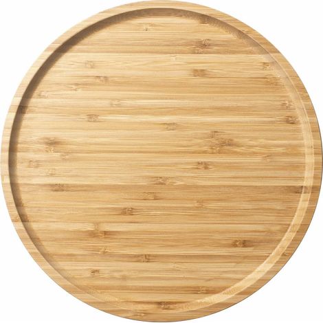 1 Plateau Rond En Bambou 30 Cm Pour Charcuterie Fromage Dessert Décoration Maison