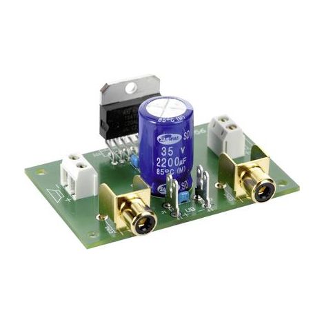 Kit amplificador automóvil conrad-components 2 x 35 W 45 x 70 mm