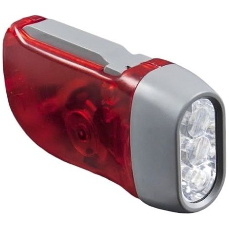 Lampe torche de poche rechargeable dynamo 3 LED (1/2)