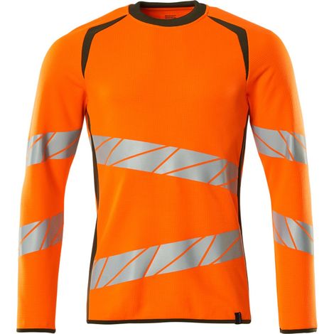 Mascot T-Shirt 19084-781-1433 Gr. 4XL hi-vis orange/moosgrün