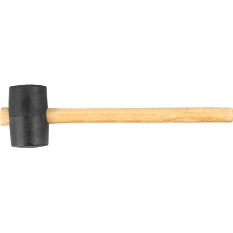 Hammer Strend Pro 230 g, Gummihammer, Blackhead, Holzgriff
