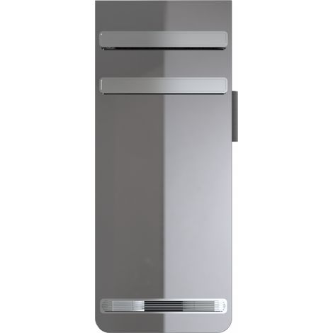 Campa – Sèche-serviette électrique rayonnant 1500W – Façade en verre – Soufflerie TurboBoost® – Fabrication française – Design épuré
