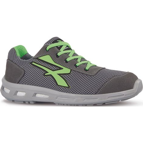 U-Power SCARPE ANTINFORTUNISTICA BASSE S1P SRC REDLION SUMMER Col. Grigio Mis. 42