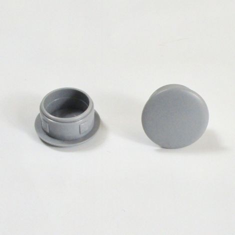 Ajile - Bouchon Obturateur en Plastique Diamètre 15 mm Coloris GRIS (1/2)