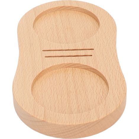 pressino per caffè in legno, pressa per caffè, distributore d'acqua, ripiano portaoggetti, libreria