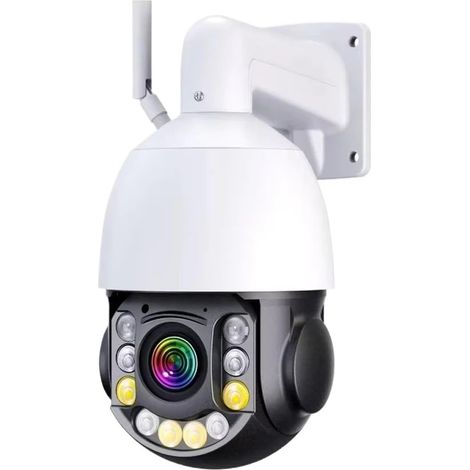 Caméra IP PTZ 4K 8 MP, Wi-FI, Zoom 50x, vidéosurveillance extérieure, Alarme Humaine IA, caméra dôme motorisée, portée Infrarouge 120 m(8MP Camera) (1/5)