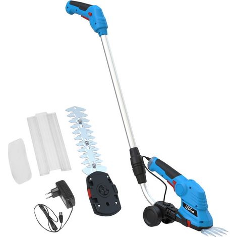 Güde Strauch- und Grasschere GPS 7,2V-1.5 LI-ION mit Fahrwerk mit Akku & Ladegerät