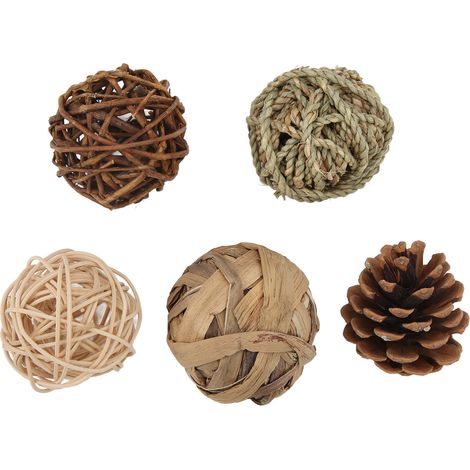 Jouet oiseau Sepak Takraw, décompression saine et sûre, à mâcher Durable pour combinaison de perroquet (1/5)