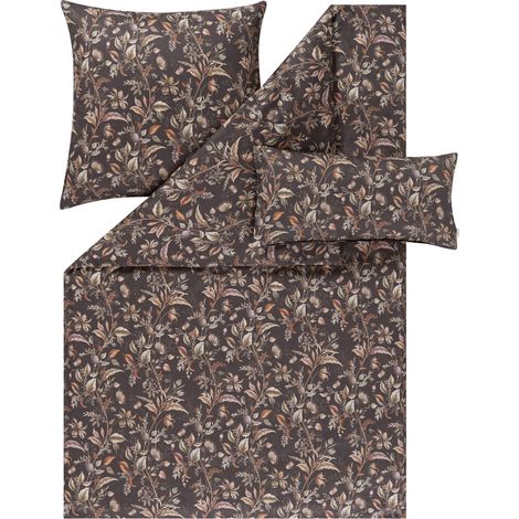 Set di biancheria da letto in raso Estella 7953/310 Jolanda Mako, 200x220 cm, 5 pezzi. (1/2)