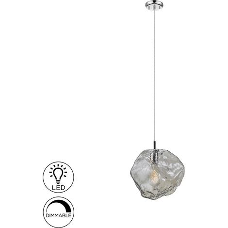 LAMPARA 1L Ø27 PETRA CROMO E27 (1/4)