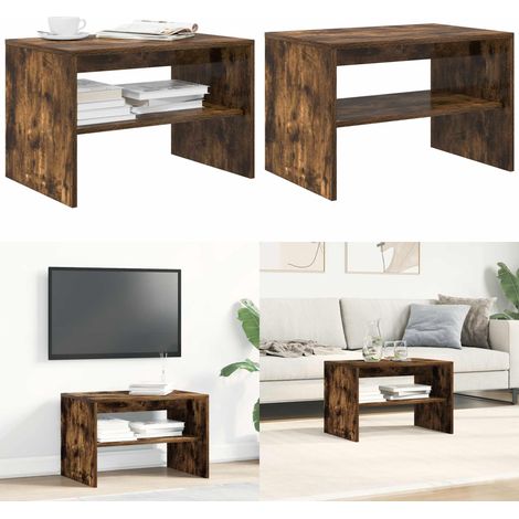 vidaXL TV-Schrank Räuchereiche 60x40x40 cm Holzwerkstoff (1/5)