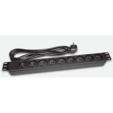 ALANTEC POWER STRIP 19 - 9X230V MIT LED (PZ09)