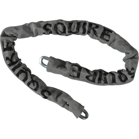 Henry Squire CP36P CP Catena di sicurezza in acciaio temprato con manicotto grigio, catena 900 mm (lunghezza) x 6,5 mm (diametro)