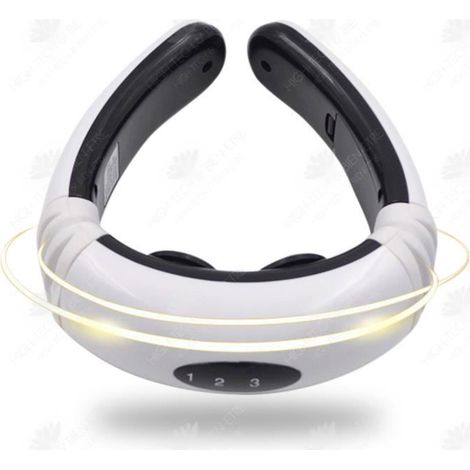 HTBE® Elektromagnetisches Impuls-Nackenmassagegerät, multifunktionales Physiotherapiegerät für die Halswirbelsäule - AquaForge (1/4)