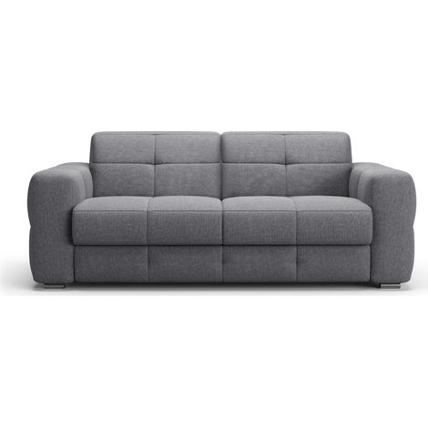 Divano letto 3 posti con apertura express in tessuto L207 cm - CHESTER