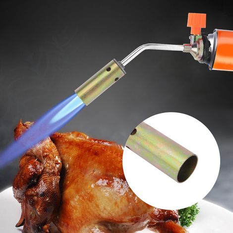 Brûleur à gaz portable avec allumage manuel réglable pour le soudage et les grillades en extérieur jusqu'à 1300 °C (1/5)