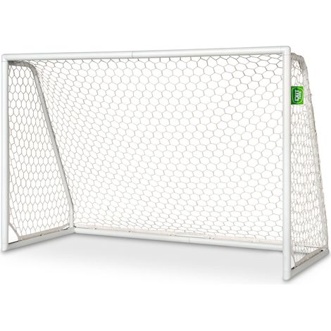 EXIT - Scala aluminium football goal 180x120cm - white (42.18.12.20)