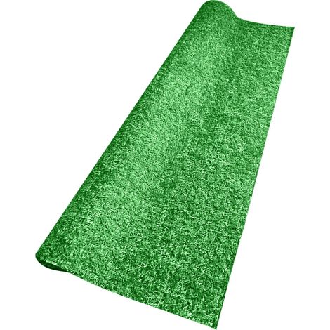 1 Tapis gazon artificiel, polypropylène, dos caoutchouc perforé, décoration intérieur extérieur, jardin terrasse balcon (1/5)