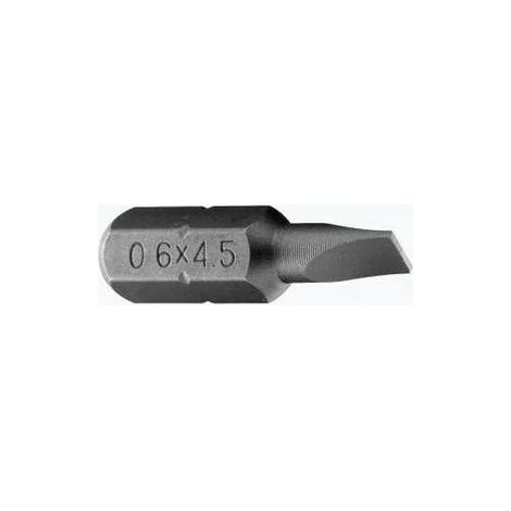 Ks Tools 911.2242 - Scatola da 10 punte per cacciavite - Fessura 4,5 - Attacco 6,35 mm - Lunghezza: 25 mm
