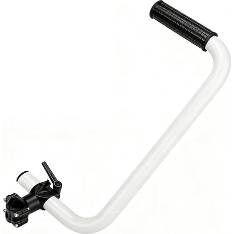 Rallonge Ergonomique pour Débroussailleuse 16.5 Pouces Acier Réduit la fatigue dorsale, design ergonomique, pour idéal tonte longue durée, acier inoxydable, 16.5 pouces (1/5)