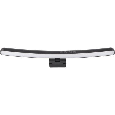 Lampe pour écran d'ordinateur 5V 1A, barre lumineuse asymétrique à gradation optique tactile avec 7 couleurs RGB pour écran incurvé (1/5)