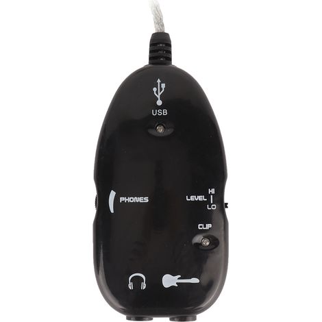 Câble enregistreur audio USB Guitar Link compatible MP3, WAV et AIFF pour ordinateurs portables et de bureau. (1/5)