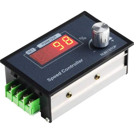 PWM Contrôleur de vitesse du moteur CC (PWM) DC 660 V 12 V 24 V 36 V 48 V 30 A Vitesse réglable Régulateur de vitesse du moteur avec bouton rotatif (1/5)