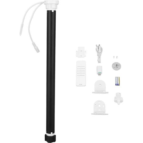 Moteur de store enrouleur électrique moteur de rideau d'ombrage de fenêtre à rouleau tubulaire rechargeable intelligent compatible avec tube de 38 mm 40 mm DC7.4V (1/5)