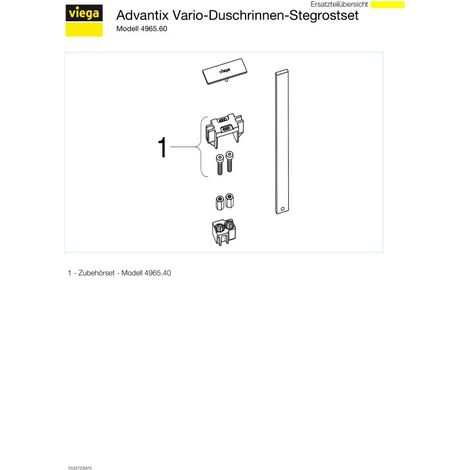 VIEGA 711832 Caillebotis SR1 Advantix 4965.60 (1/5)