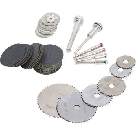 Kit d'outils de coupe circulaire de 42 pièces (lames de scie, disques de meulage) pour métal et bois (1/5)